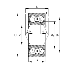 ǽ|S 3216-B-TVH,  DIN 628-3 ˜ʵҪߴ磬pУ|  = 25