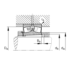 {ĝLS 23144-B-K-MB + H3144X,  DIN 635-2 ˜ʵҪߴ, F׺;o
